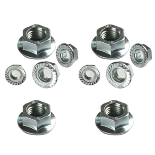 6 METRİK flanşlı SOMUN