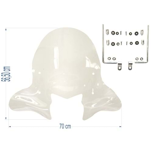 SİPERLİK HONDA DİO UYUMLU şeffaf